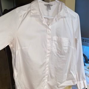 White H&M Dress Blouse